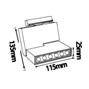 Drawing-Track light-COWELL-LED-12W